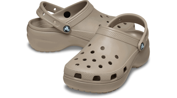 Sneakers og sko Crocs Classic Platform Clogs Beige | 206750-214, 1
