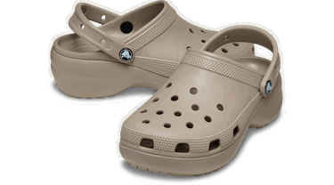 Sneakers og sko Crocs Classic Platform Clogs Beige | 206750-214, 1