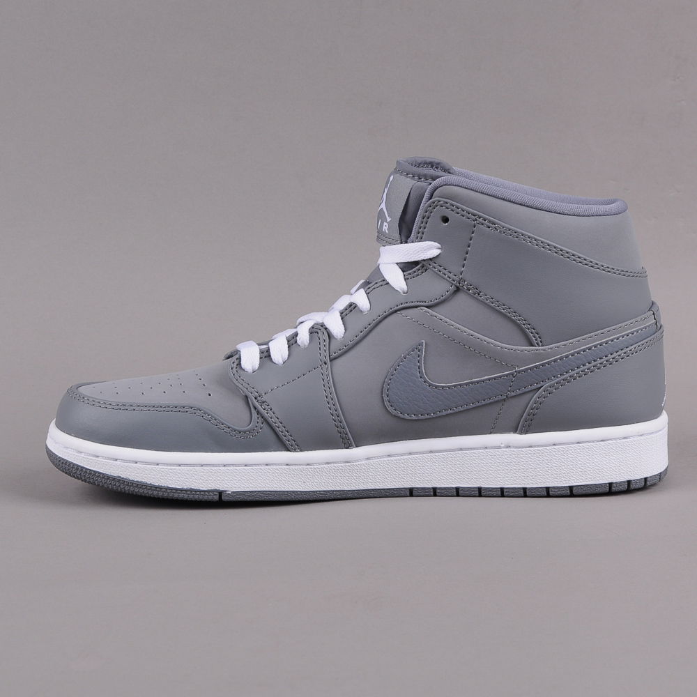 Sneakers og sko Jordan Air Jordan 1 Retro Mid ''Cool Grey'' Grå | 554724-014, 0