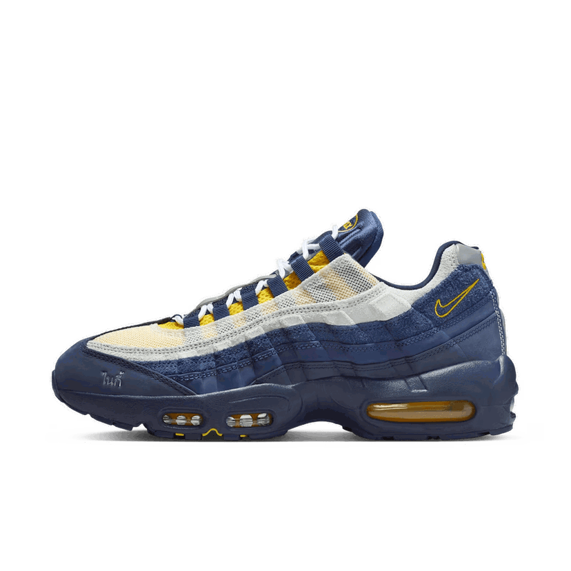 Sneakers og sko Nike SB Eric Koston x Air Max 95 "Obsidian & Speed Yellow" Mørkeblå | HQ8492-400