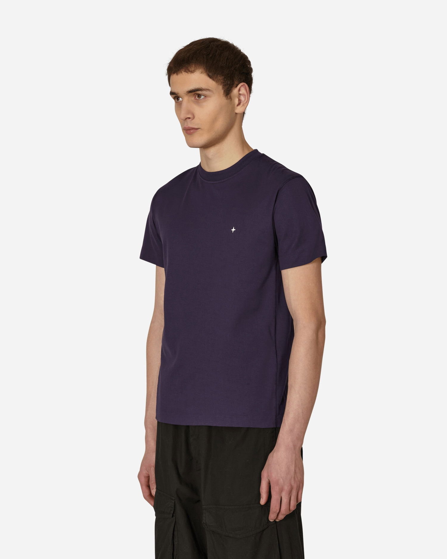 T-shirt Stone Island Stellina Garment Dyed T-Shirt Lilla | MO7815208G3 V0026, 1