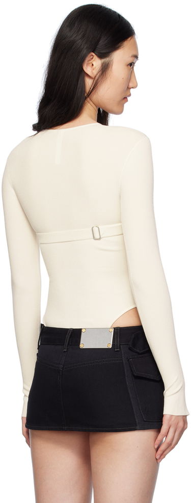 Krop Dion Lee Double Underwire Bodysuit Hvid | A7791PS24, 2