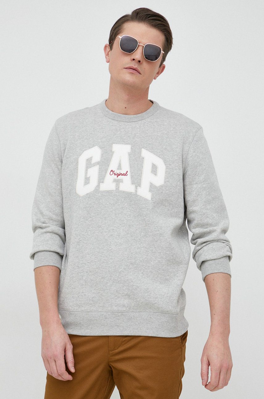 Sweatshirt GAP Logo Crewneck Grå | 852079., 0