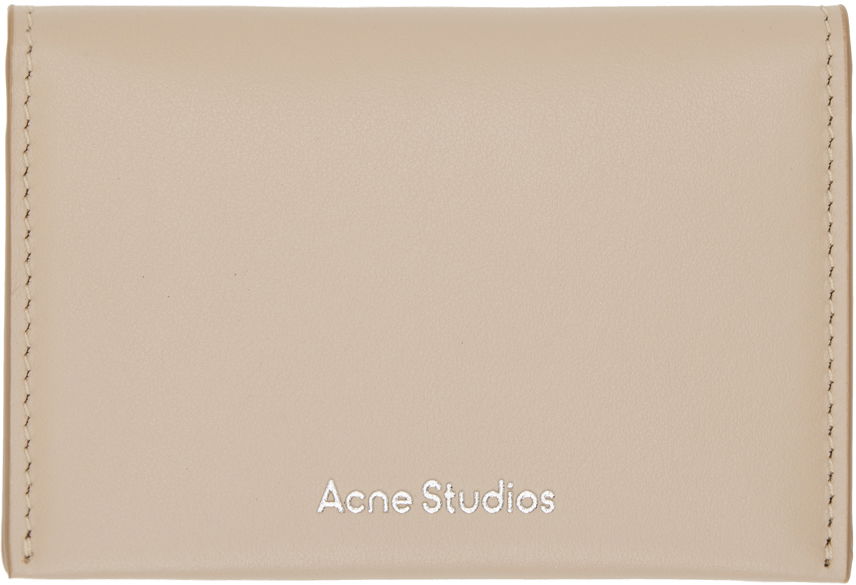 Tegnebog Acne Studios Bifold Card Holder Beige | CG0236-, 0