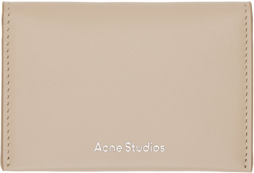 Tegnebog Acne Studios Bifold Card Holder Beige | CG0236-