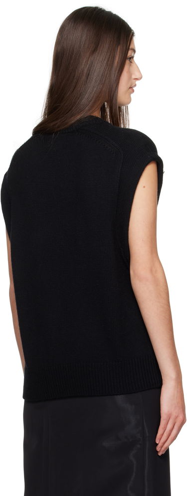 Sweater Loulou de Saison Loulou de Saison Mari Sleeveless Knit Top Sort | MARI, 2
