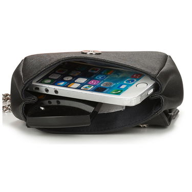 Skuldertaske Vivienne Westwood Safiano Shoulder Bag Grå | 52020005-S000B-N401BLACK, 4