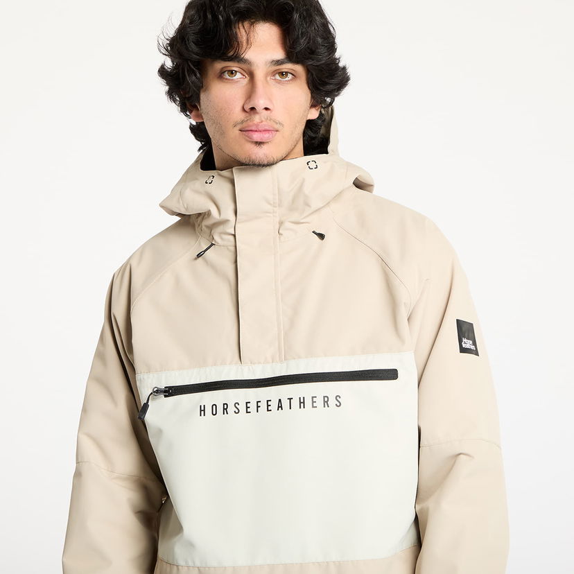 Vindjakke Horsefeathers Horsefeathers Donnie Anorak Jacket Beige | OM319B