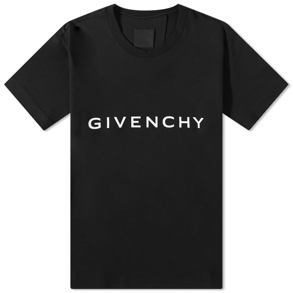 T-shirt Givenchy Logo Tee Sort | BM716G3YAC-001, 0