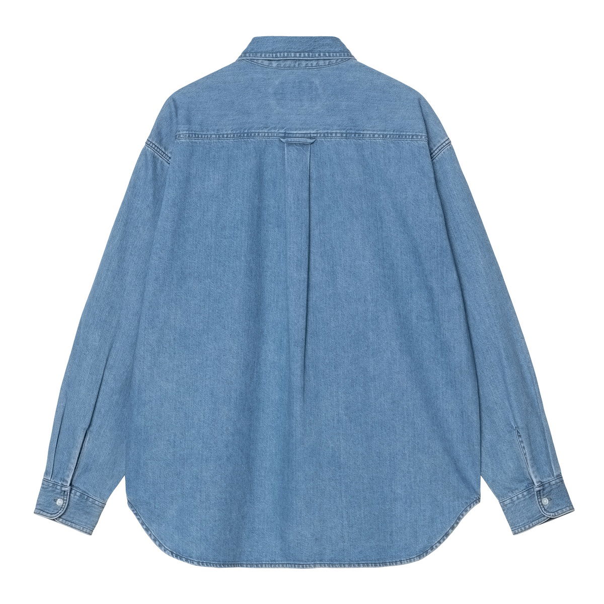 Skjorte Carhartt WIP Carhartt WIP Lucas Long Sleeve Denim Shirt Blå | I034525_9, 1