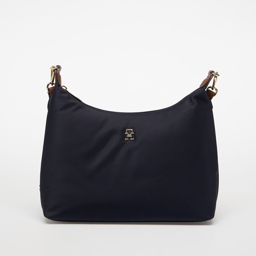 Skuldertaske Tommy Hilfiger Tommy Hilfiger Popette Shoulder Bag Mørkeblå | AW0AW17937 DW6