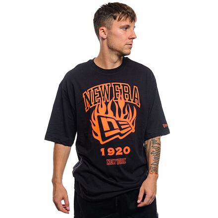 T-shirt New Era Oversized T-Shirt Flame Sort | 60564870