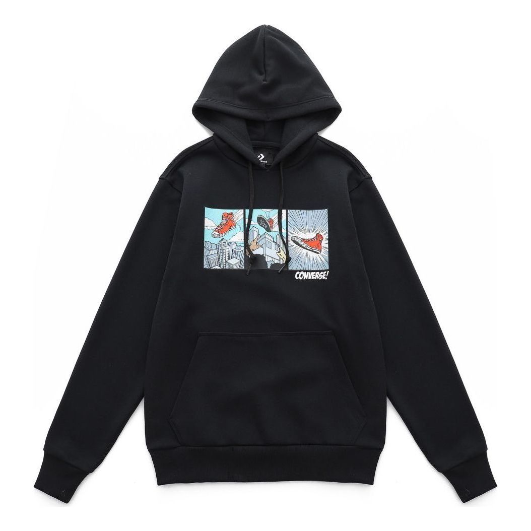 Sweatshirt Converse Graphic Print Hoodie Sort | 10023948-A02, 0