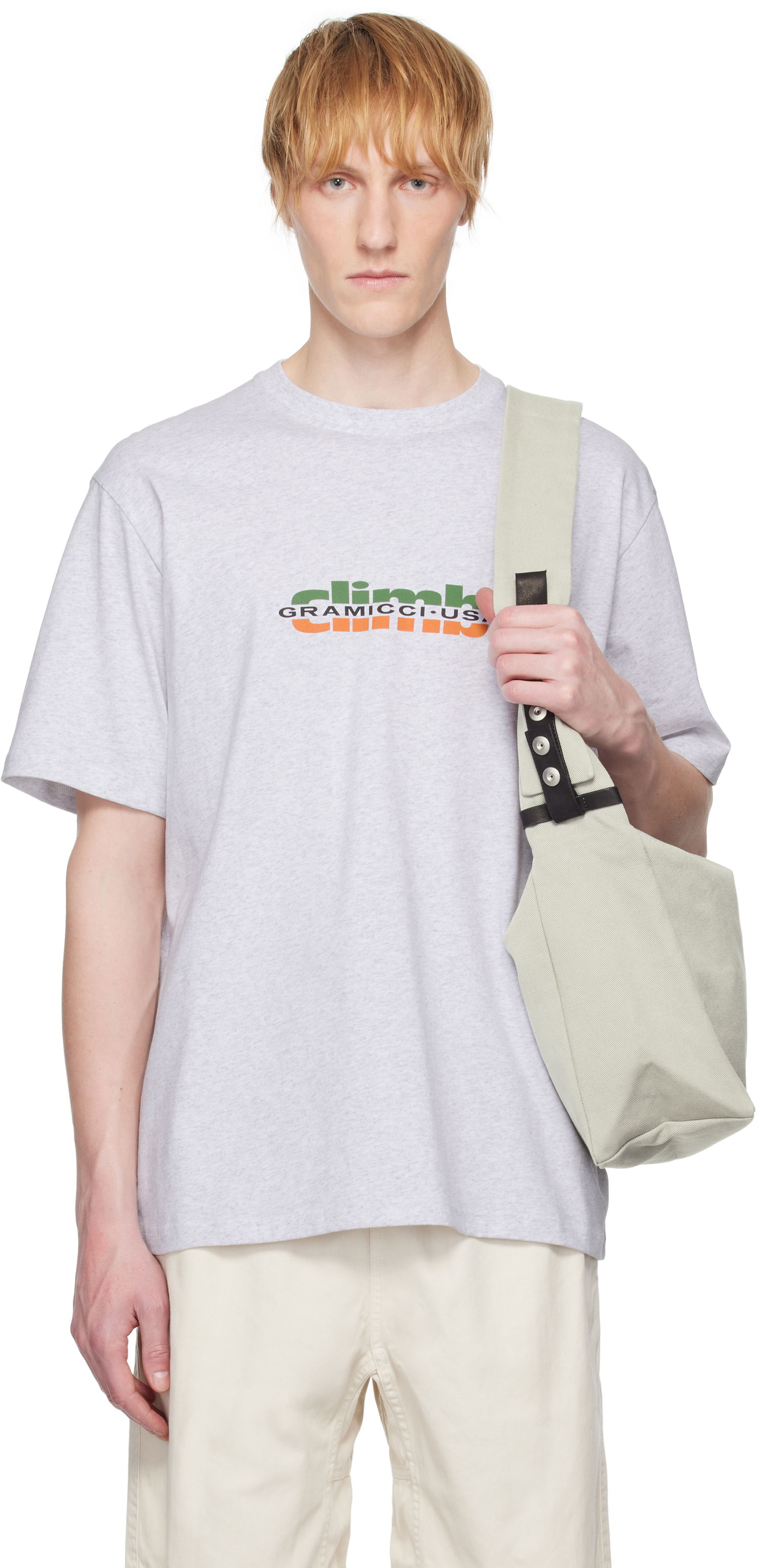 T-shirt GRAMICCI Gramicci Climb T-Shirt Grå | G5SU-T163, 0