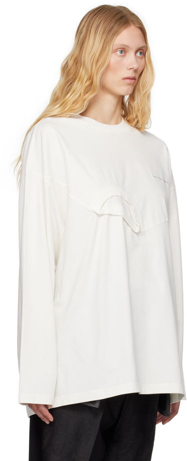 T-shirt Feng Chen Wang Feng Chen Wang Oversized 2in1 T-Shirt Hvid | FMS19LS01, 4
