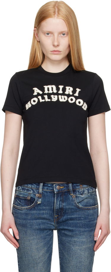 T-shirt AMIRI Amiri Hollywood T-Shirt Sort | AWJYTE1062, 0