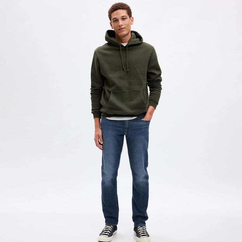 Jeans GAP Denim Pants Slim Medium Wash Mørkeblå | 728701-00
