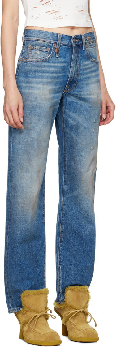 Jeans R13 R13 Alice Slim Straight-Leg Jeans Blå | R13WD086 D145A, 1