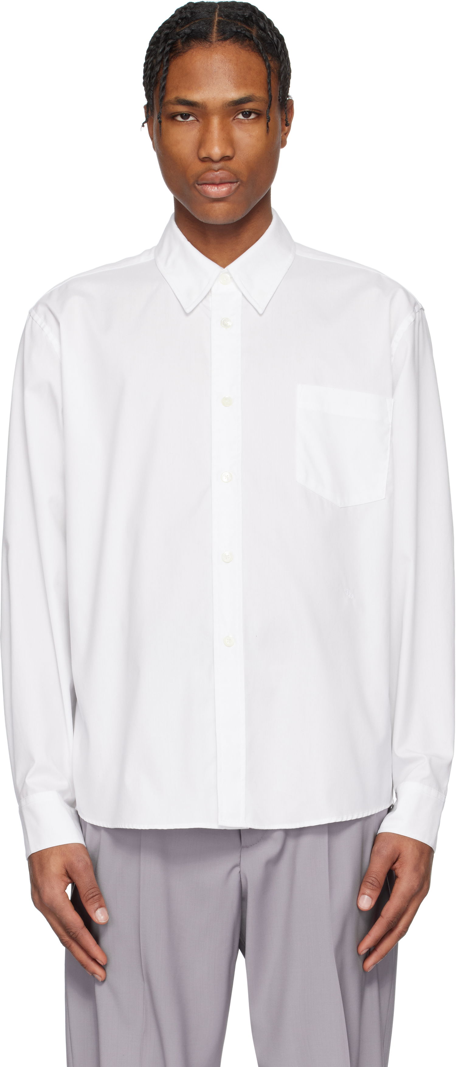 Skjorte OUR LEGACY Our Legacy Beyond Button-Down Shirt Hvid | M2252BW, 0