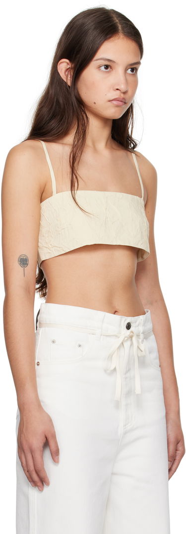 Tanktop Nanushka Nanushka Cressy Bandeau Top Hvid | NW24FWTP38671, 1