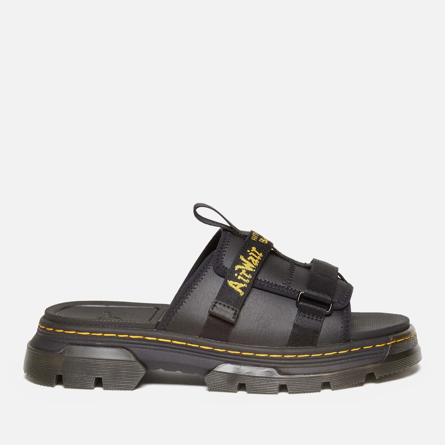 Sneakers og sko Dr. Martens Ayce II Leather/Webbing Slide Sort | 31530001, 0