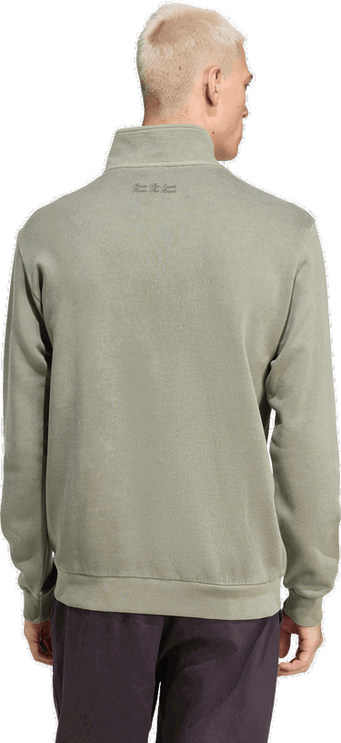 Sweatshirt adidas Originals FC Bayern Icon Half-Zip Sweatshirt Grøn | JN0113, 3