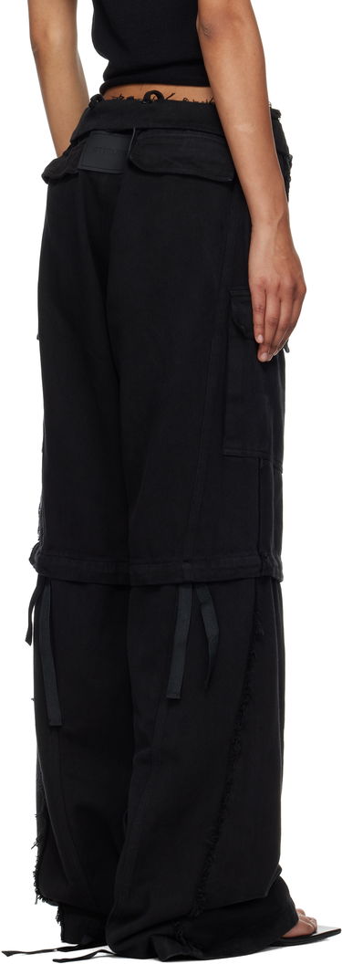 Cargo bukser Ottolinger Ottolinger Baggy Cargo Pants Sort | 109-200306-02, 2