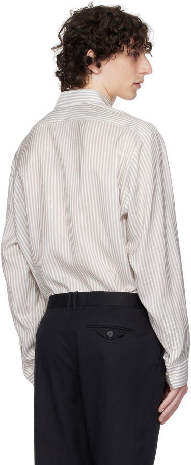 Skjorte The Row The Row Striped Shirt Hvid | 944-W3844, 2