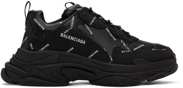 Sneakers og sko Balenciaga Triple S  Logo  Sneakers "Black" Sort | 536737-W2FA1-1090, 0