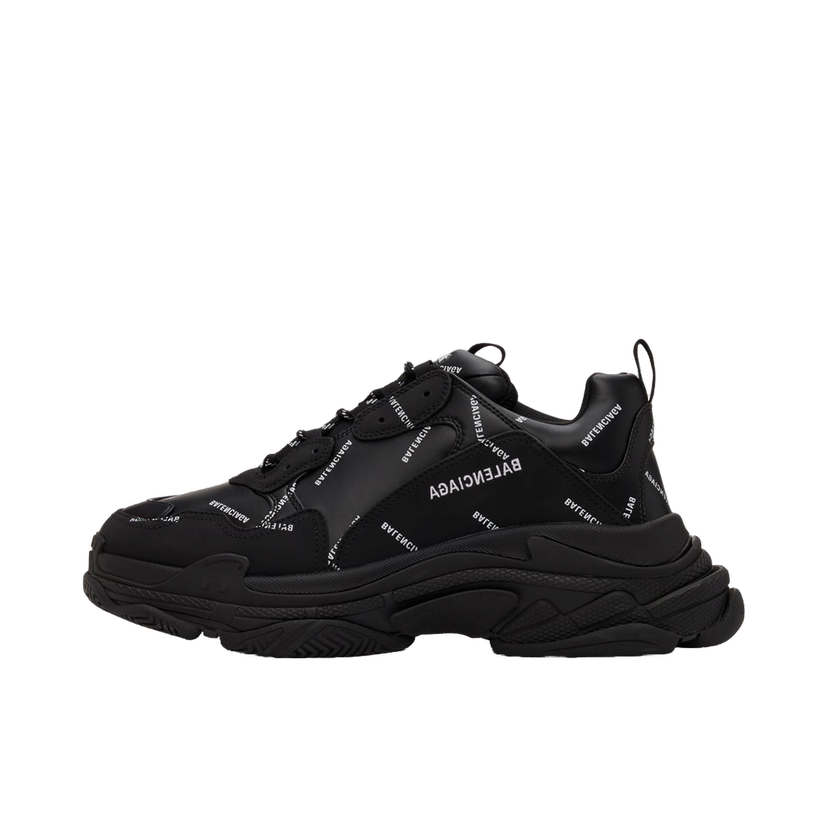 Sneakers og sko Balenciaga Triple S  Logo  Sneakers "Black" Sort | 536737-W2FA1-1090