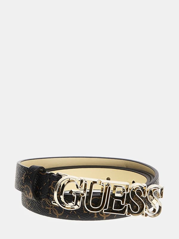 Bælter GUESS Vikky 4G Logo Belt Sort | BW7859P3420, 0