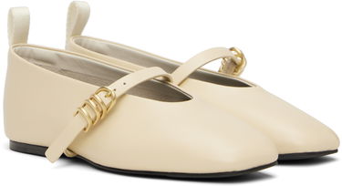 Sneakers og sko rag & bone rag & bone Spire Mary Jane Ballerina Flats Beige | WFF24HF1007LE07, 3