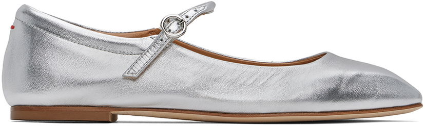 Tøj Aeyde Aeyde Uma Ballerina Flats Metalisk | A11-FL-RAZS08FL-123-920-051