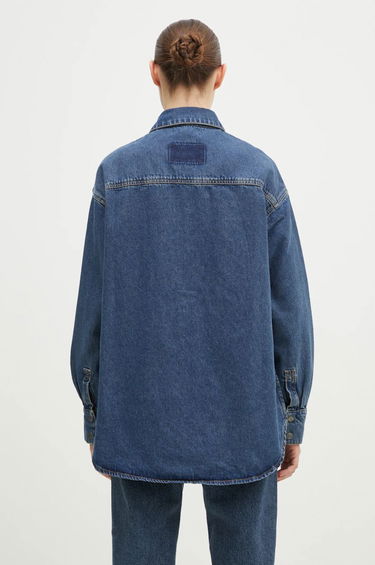 Skjorte Ksubi Oversized Longsleeve Denim Shirt Blå | WPF24SH007, 2