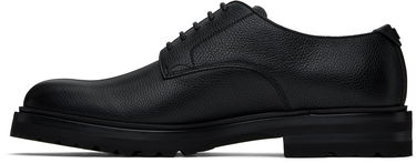 Sneakers og sko Dolce & Gabbana Grained Leather Lace-Up Altavilla Derbys with Chunky Sole Sort | A10852A9P45, 2