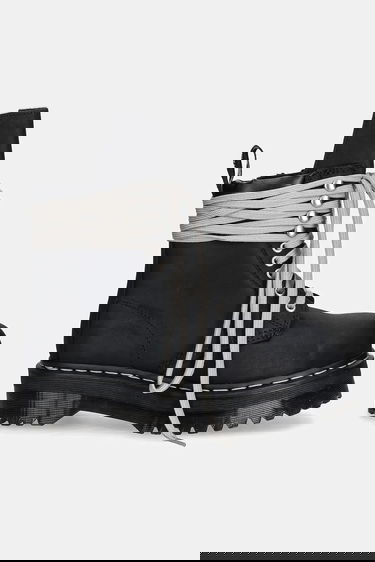 Sneakers og sko Rick Owens Rick Owens DRKSHDW x Dr. Martens Quad Sole Steel Toe Platform Boot Sort | DW02E6813.9001, 1