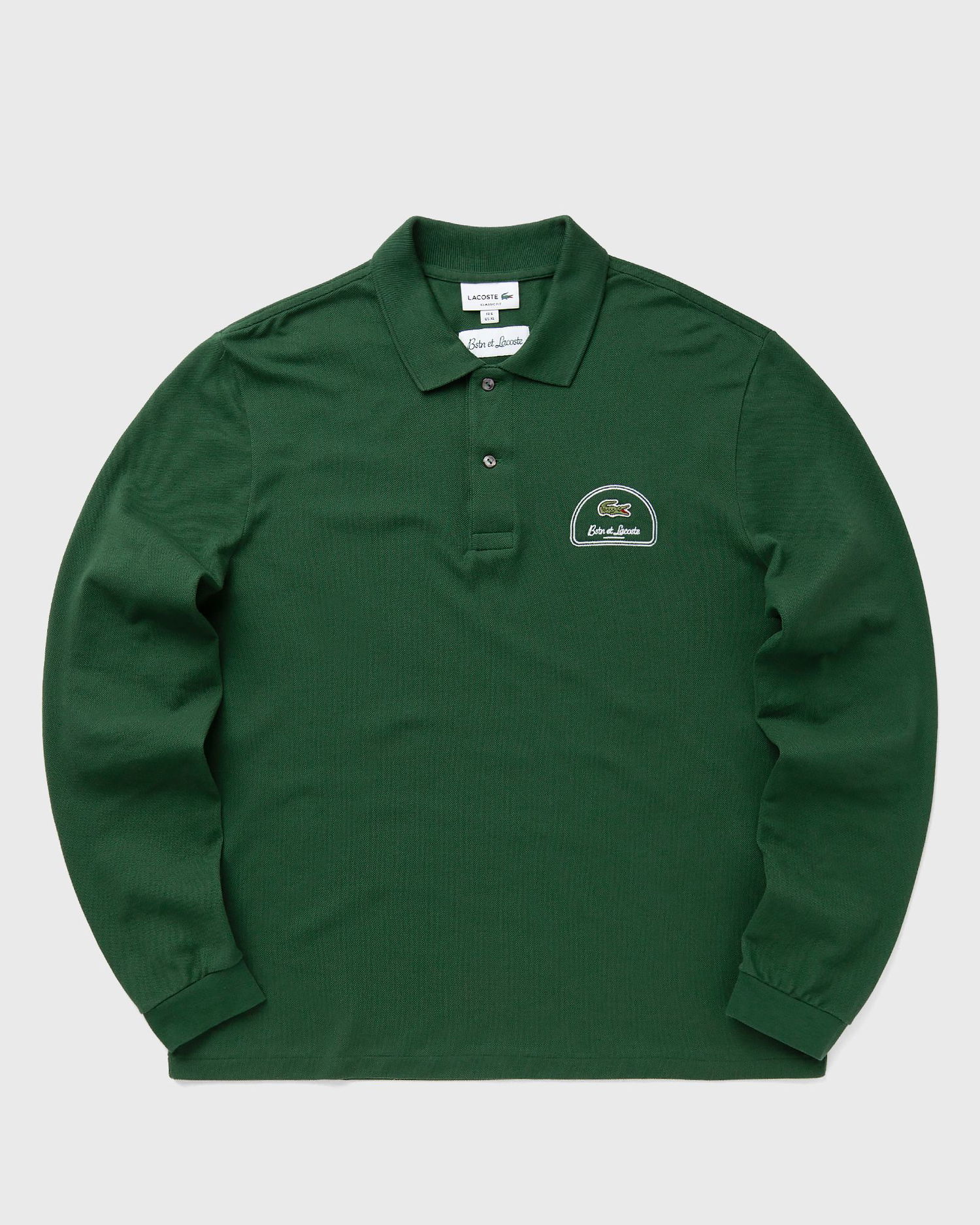 Polo skjorte Lacoste BSTN Polo Shirt Long Sleeve Grøn | L1312-132-BSTN, 1