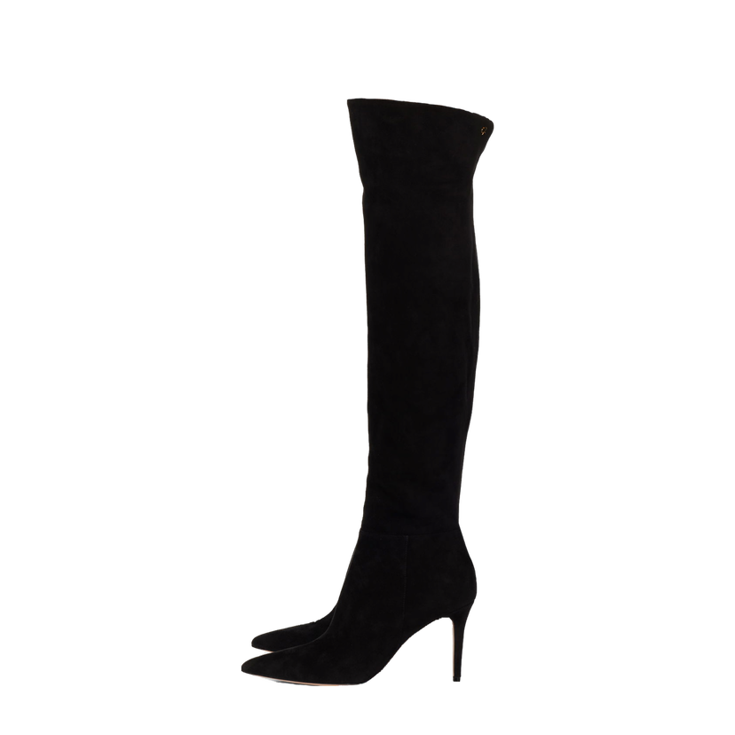 Sneakers og sko Gianvito Rossi Jules Suede Tall Boots Sort | G80222.85RIC.C45