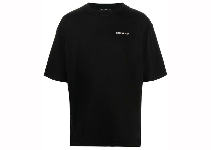 T-shirt Balenciaga Relaxed Fit T-shirt Sort | 612966TIVG51070