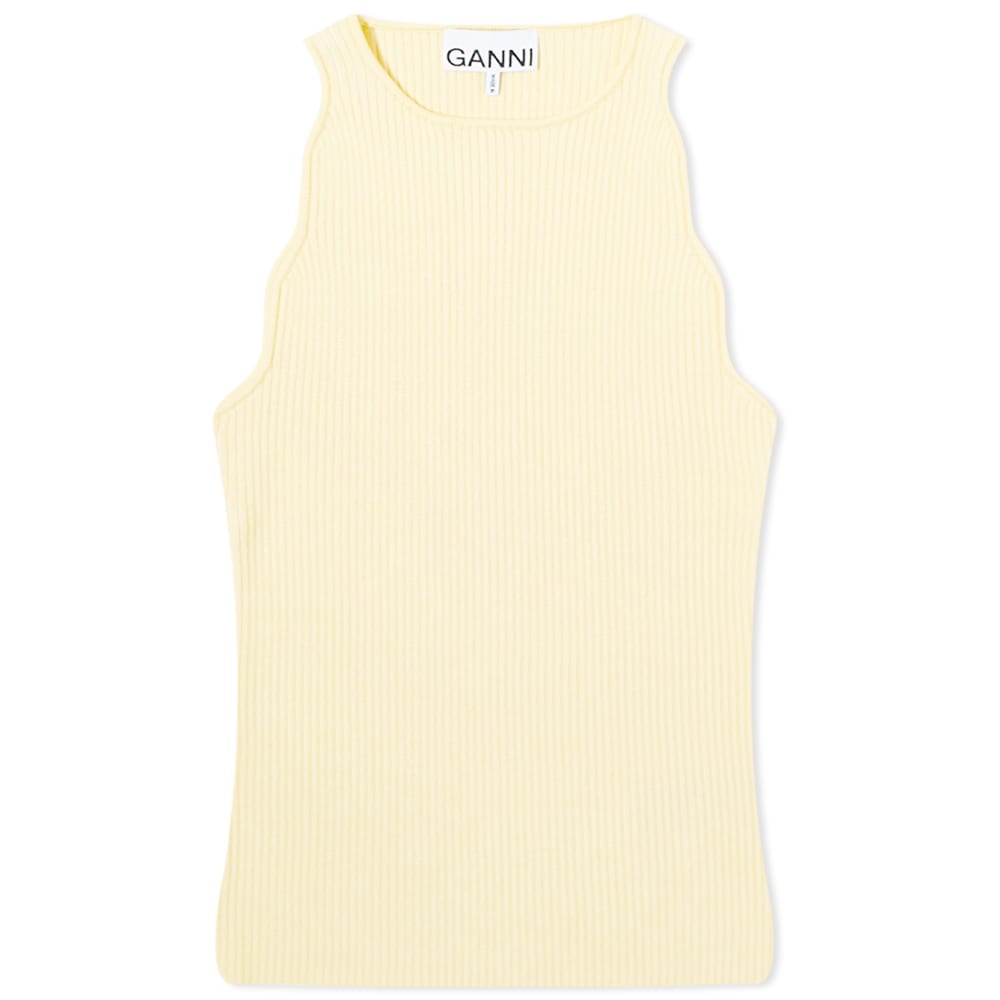 Sweater GANNI Knitted Vest Top Beige | K1756-302, 0