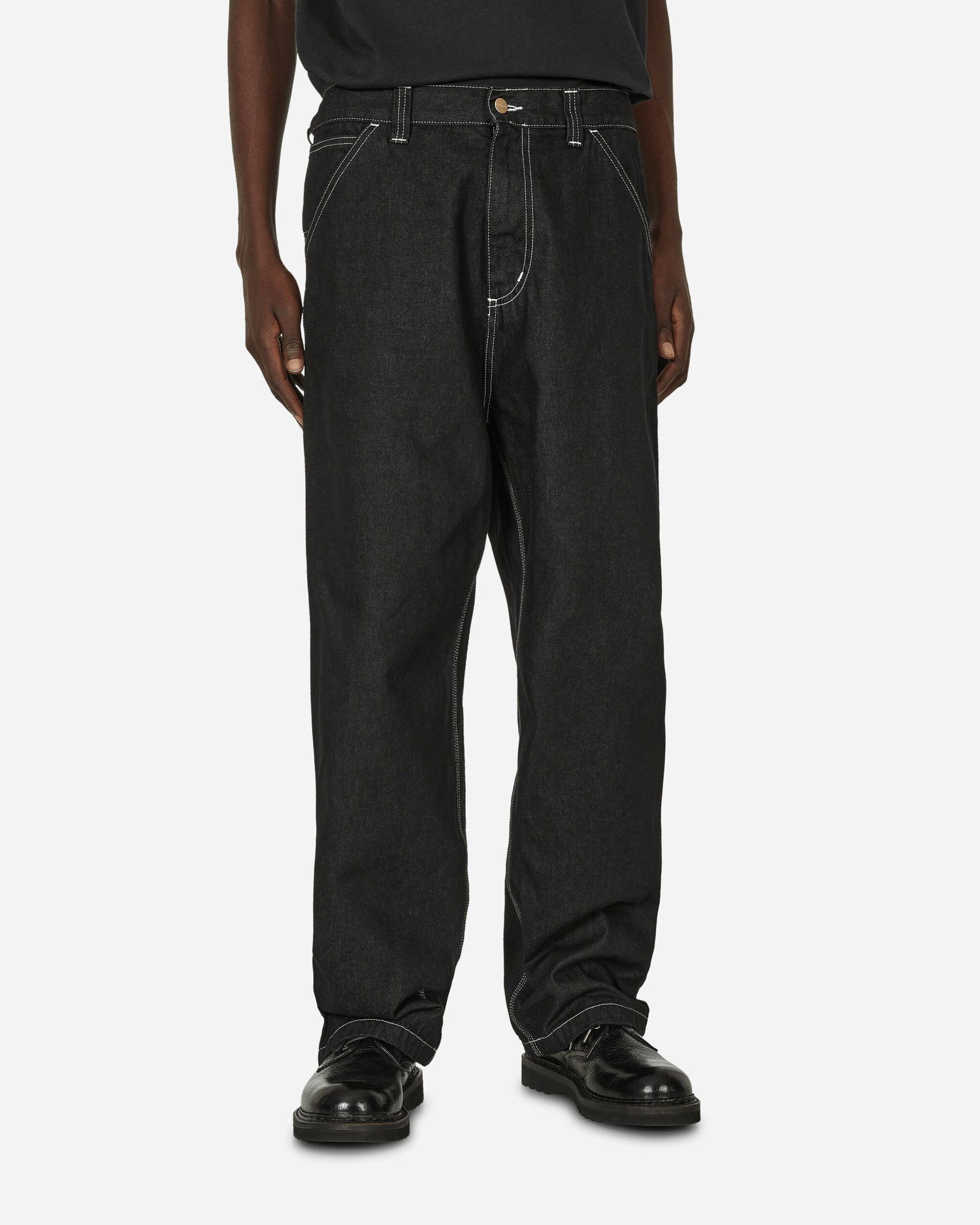 Bukser Carhartt WIP OG Single Knee Pants Sort | I032700 892Y, 1