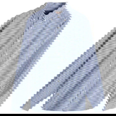 Skjorte BEAMS Beams Plus Button Down Gingham Oxford Shirt, Size Medium Blå | 3811-0077-139-75, 1