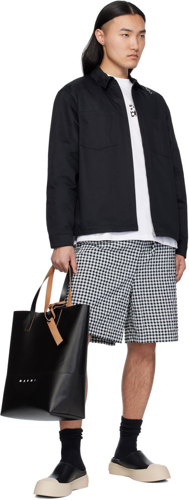 Shorts Marni Marni Gingham Seersucker Drawstring Shorts Sort | PUMU0291A0 UTN929, 3