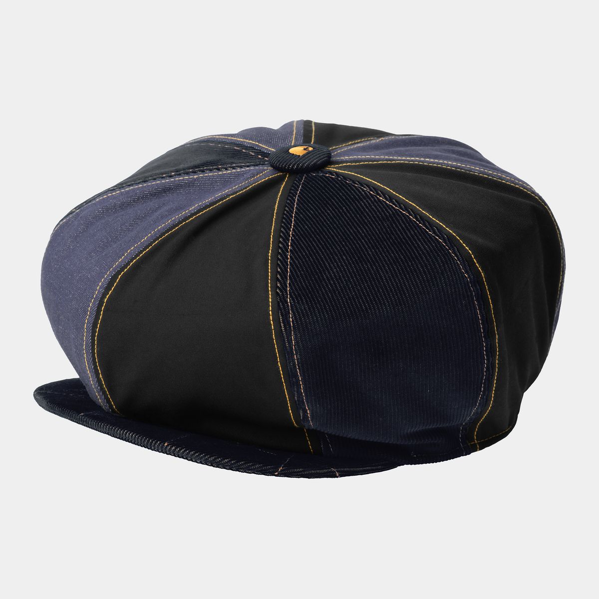 Kasket Carhartt WIP Nicholas Daley ND Ocean Cavern Paneled Mixed Fabric Baker Boy Cap Flerfarvet | I034906_2, 0
