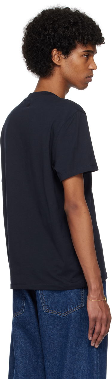 T-shirt AMI AMI Paris Ami de Coeur Cotton T-Shirt Mørkeblå | BFUTS003.724, 2