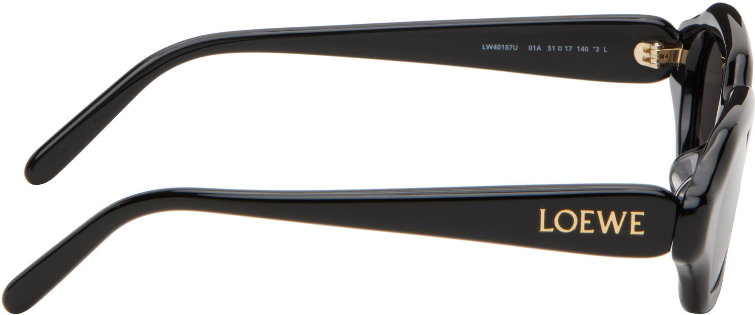 Solbriller Loewe Loewe Rectangular Slim Sunglasses Sort | LW40157U@5101A 192337200137, 1