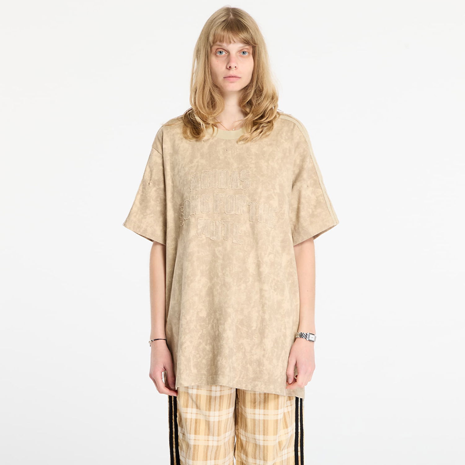 T-shirt adidas Originals Short Sleeve T-Shirt x SONG FOR THE MUTE Beige | KC2753, 0