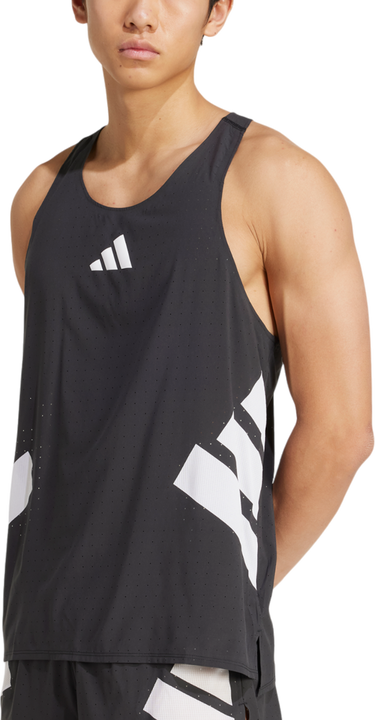 Tanktop adidas Performance Adizero Road to Records Tank Top Sort | jm7806, 0