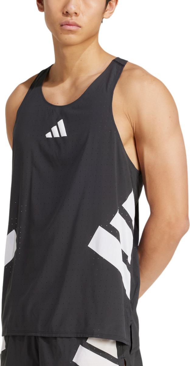 Tanktop adidas Performance Adizero Road to Records Tank Top Sort | jm7806