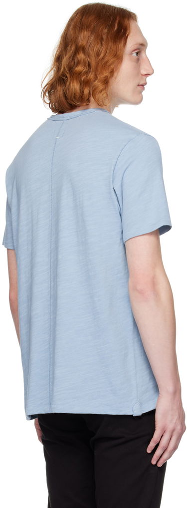 T-shirt rag & bone Classic Flame T-Shirt Blå | MBC22FT039TL39, 2
